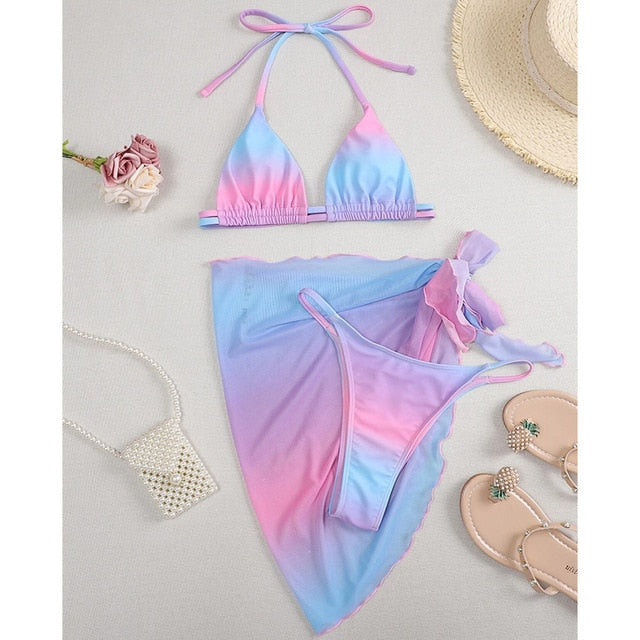 Variant image for Dam Bikini Set Geometriska Former Lycra Polyester-5