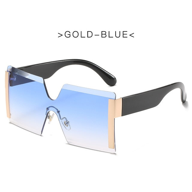 Kvadratiska Solglasögon för Unisex med UV400 Skydd – Lätta Plastglasögon för Modern Stil 8