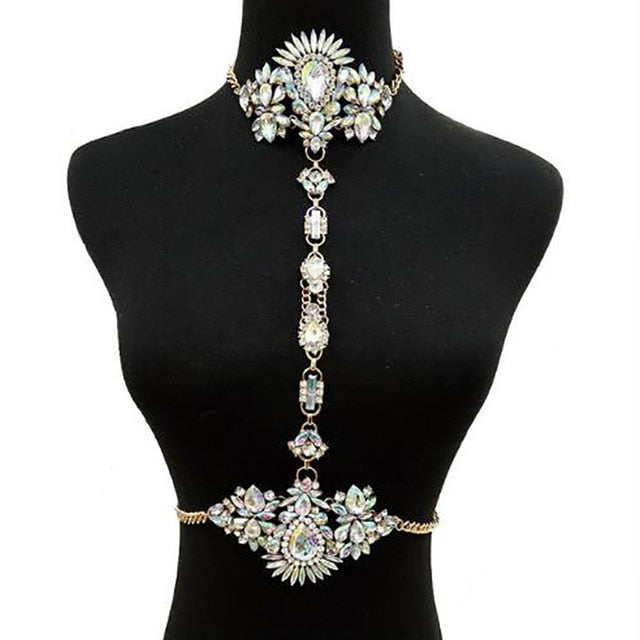 Variant image for Dam Halsband Kedjehalsband Geometrisk Zinklegering med Dekorativa Ädelstenar-2