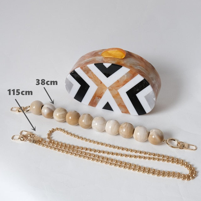 Kvinnors Koppling Geometrisk Mönster PVC med Polyester-1