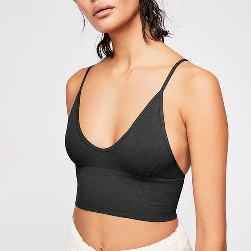 Dam Sömlös Behå Justerbara Remmar Nylon-1