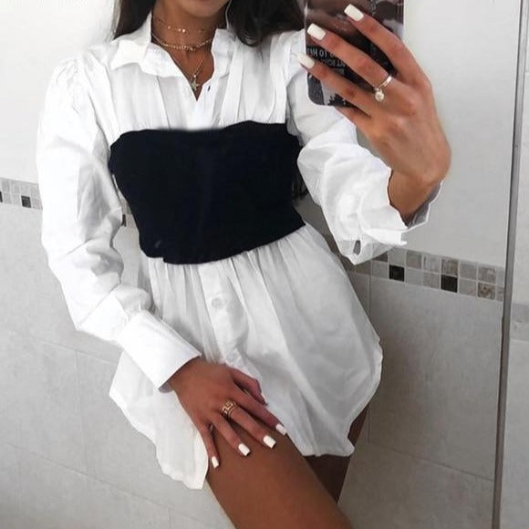 Variant image for Dam Miniklänning Långärmad A-Linje Polyester-3