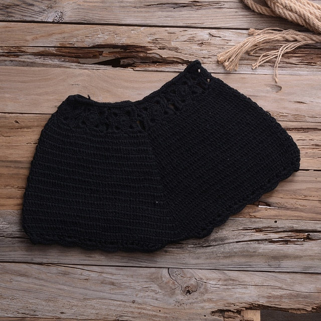 Variant image for Dam Tvådelad Bikini Virkad Bomull med Fransar-3