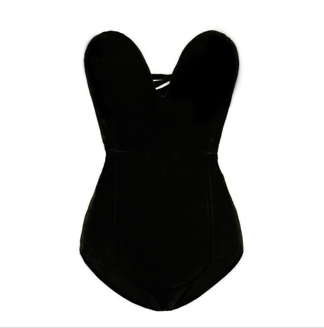 Variant image for Dam Bodysuit Festlig Polyester Kort Design-1