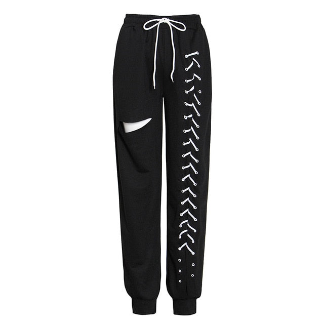 Variant image for Herr Joggingbyxor Monokrom Polyester Loose Fit-1