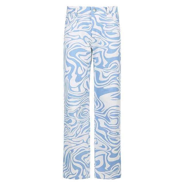 Variant image for Dam Jeans Geometriskt Mönster 100% Bomull Regelbunden Passform-1