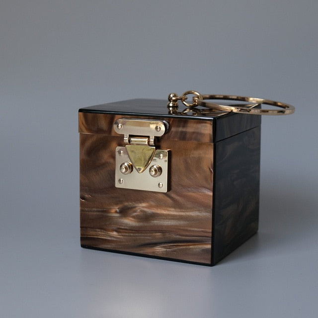 Variant image for Damväska Boxformad Stendesign Hård PVC-1