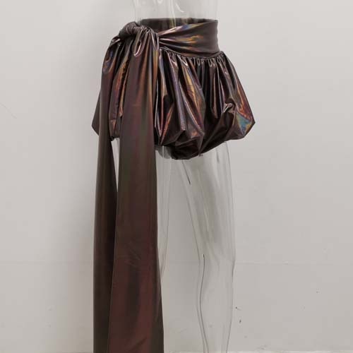 Dam Korta Byxor Draperad Polyester-1