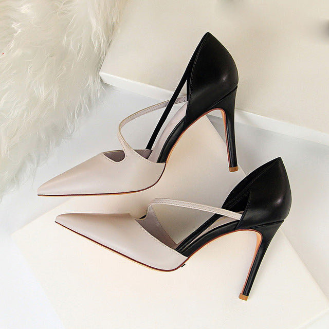 Variant image for Dam Crossover Sandaler Blockklack Plush och PU-2