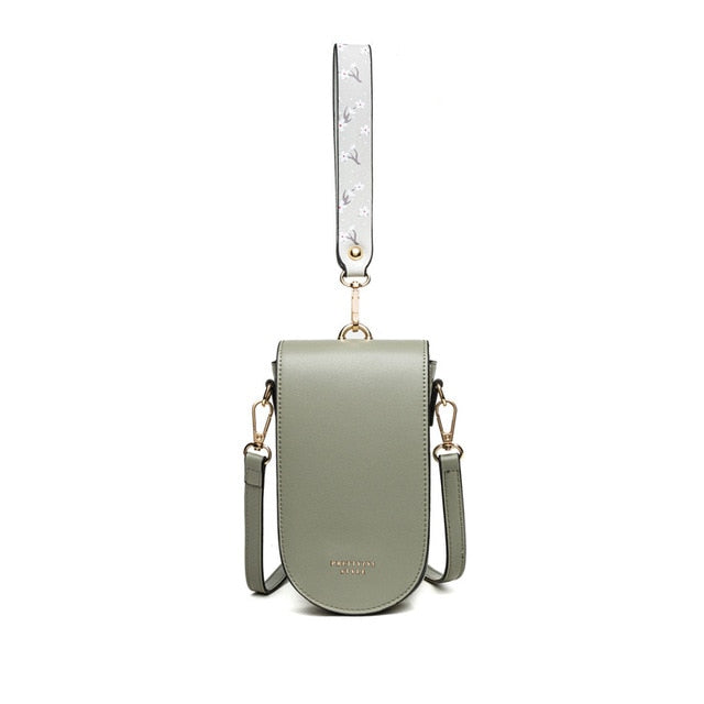 Variant image for Dam Mini Handväska Blommönster PU-Läder-3