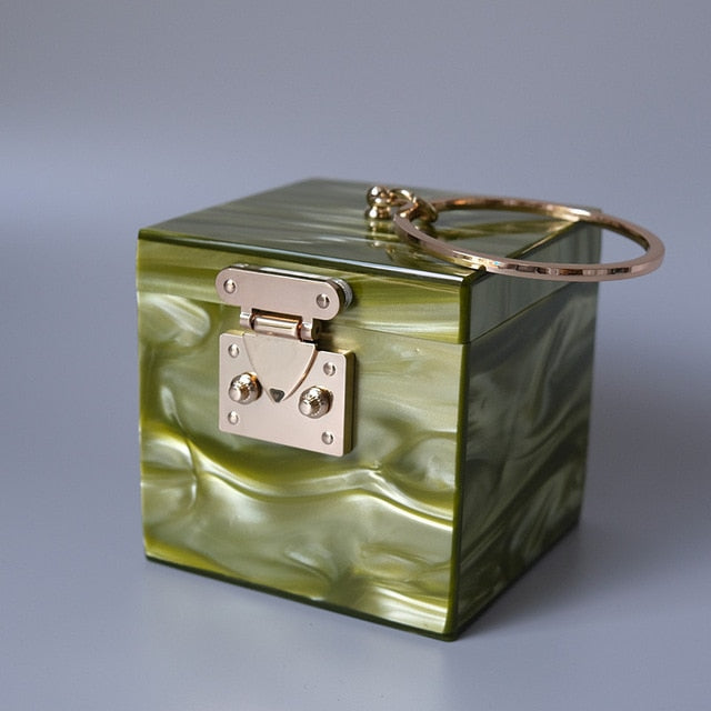 Variant image for Damväska Boxformad Stendesign Hård PVC-4