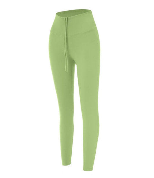 Dam Leggings Hög Midja Nylon Spandex FullÀngd Komfortabel Stil-1
