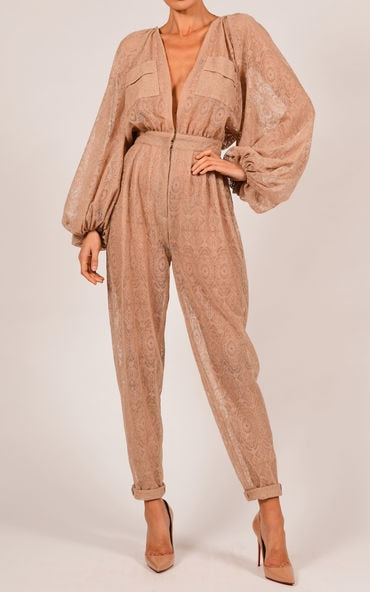 Variant image for Kvinnors Jumpsuit Långärmad Polyester Elegant Passform-2