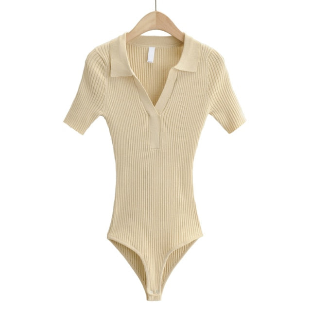 Variant image for Dam Bodysuit Kortärmad Randig Nylon Viskos-5