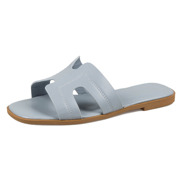 Variant image for Dam Sandaler PU-Läder Flax Sula Komfortabelt Design-1