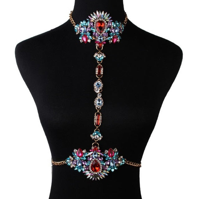 Variant image for Dam Halsband Kedjehalsband Geometrisk Zinklegering med Dekorativa Ädelstenar-1