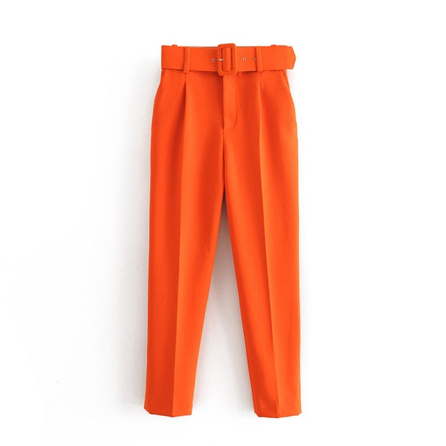 Variant image for Snygga Byxor Dam Formell Ankelbyxor Polyester med Blixtlås-9