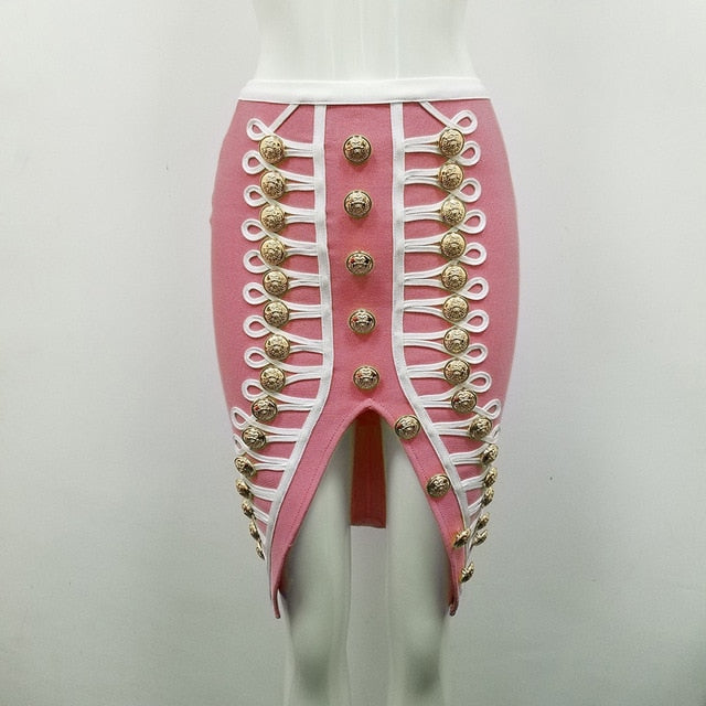 Damklänning Bodycon Hög Midja Enfärgad Nylon Polyester Spandex-5