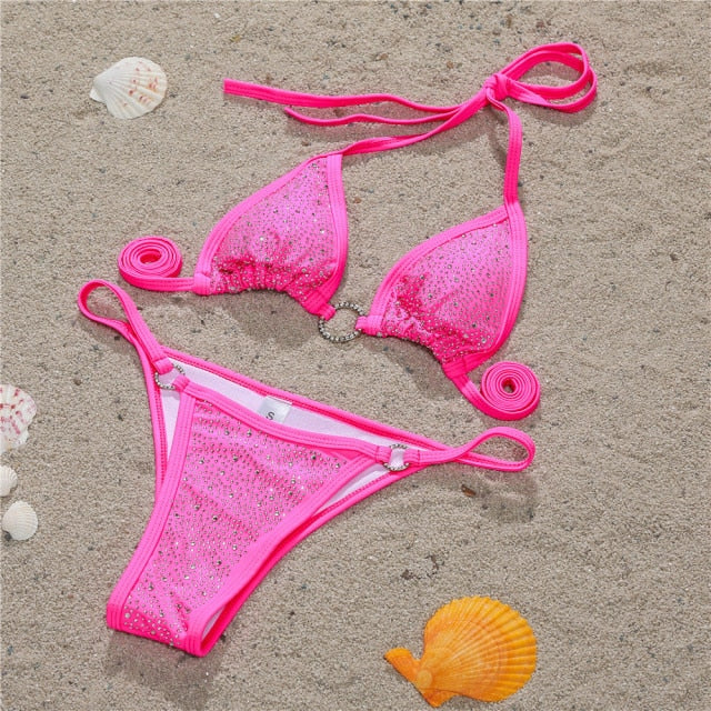 Variant image for Dam Bikini Monokrom Justerbara Detaljer Polyester Spandex-3