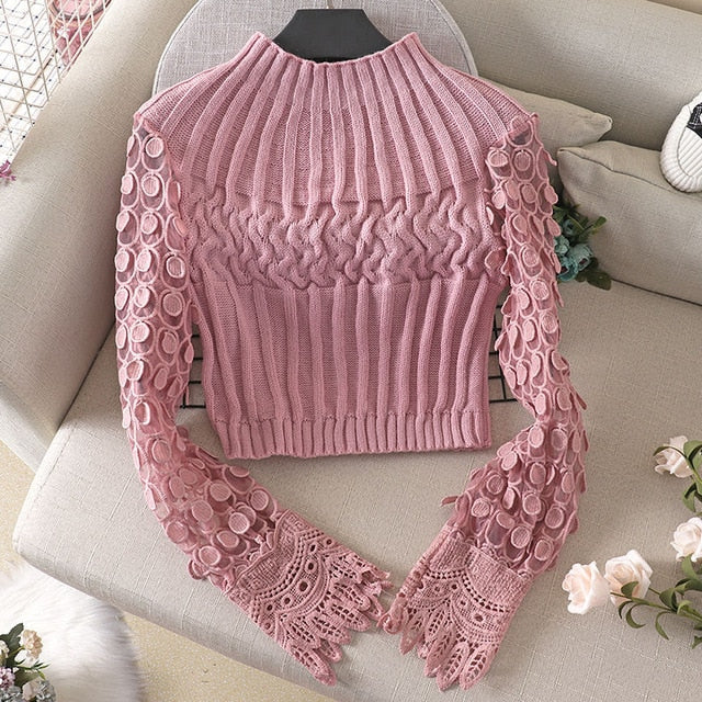 Variant image for Dam Blus Långärmad Geometriskt Mönster Polyester-3