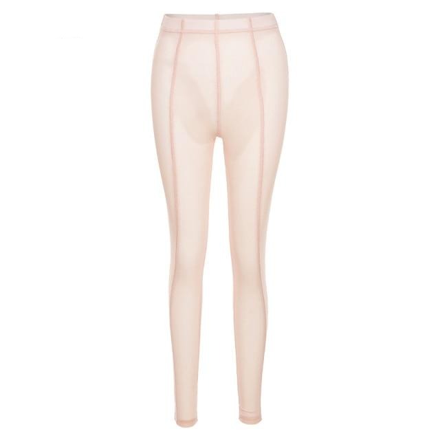 Variant image for Kvinnors Höga Midjeleggings Elastiskt Spandex Ankellång Design-1