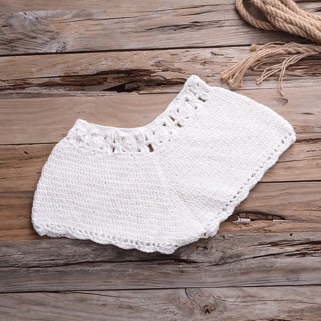 Variant image for Dam Tvådelad Bikini Virkad Bomull med Fransar-14