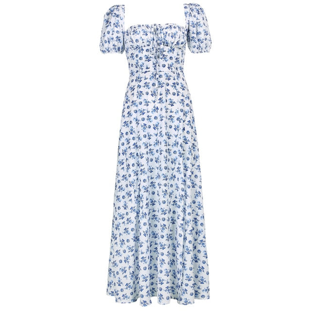Variant image for Dam Klänning A-linjeformad Blommig Polyester Maxi Klänning-1