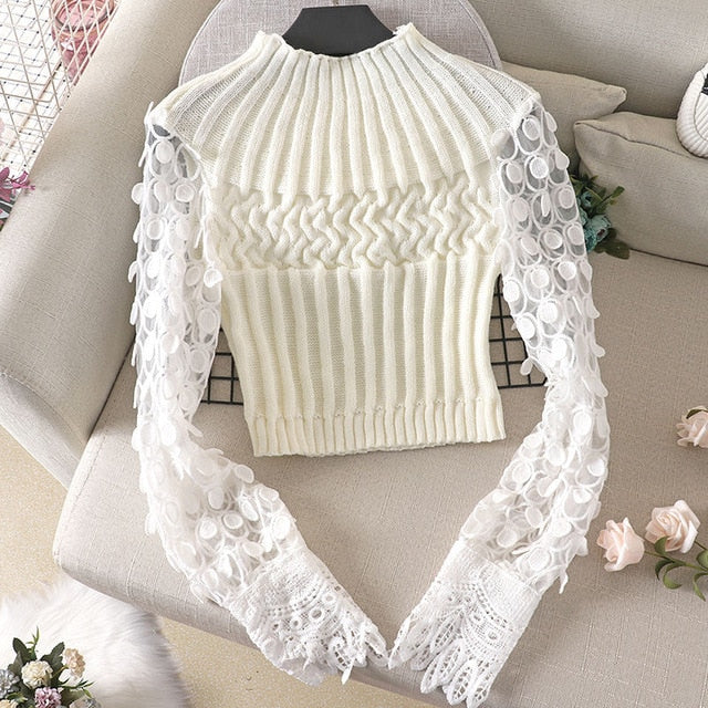 Variant image for Dam Blus Långärmad Geometriskt Mönster Polyester-5
