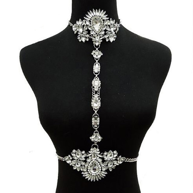 Variant image for Dam Halsband Kedjehalsband Geometrisk Zinklegering med Dekorativa Ädelstenar-3