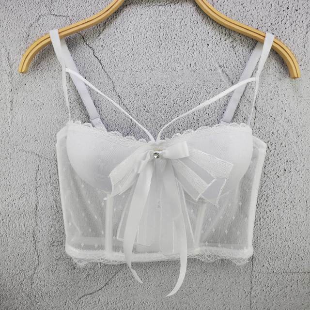 Variant image for Dam Bustier Transparent med Bälte och Topp Detaljer Polyester Nylon-2