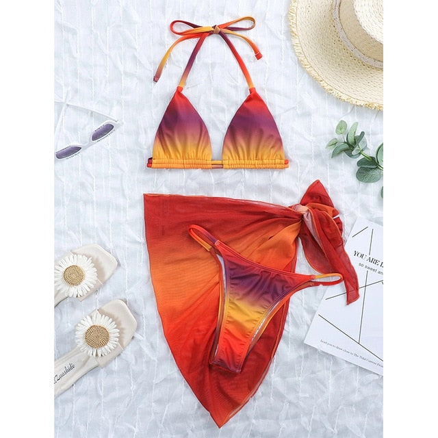 Variant image for Dam Bikini Set Geometriska Former Lycra Polyester-4
