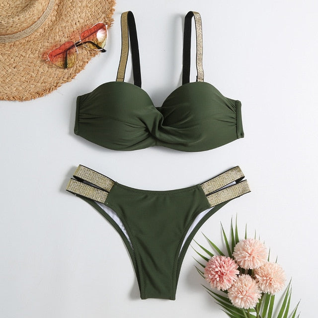 Variant image for Dam Bikini Set Hip-in Passform Nylon Spandex-9