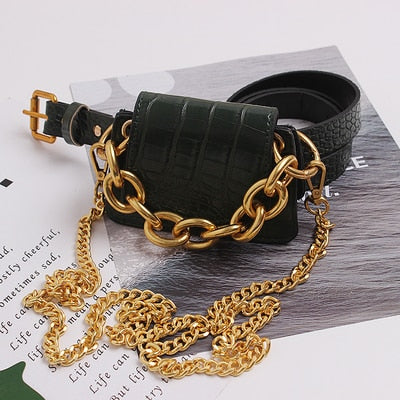 Variant image for Dam Axelväska Kedjedekoration PU Mångsidig Design-1