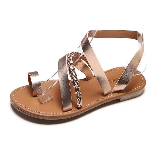Variant image for Dam Gladiator Sandal Slingback PU-Läder-3