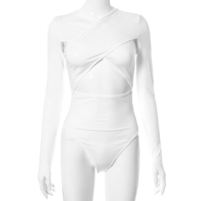 Variant image for Dam Bodysuit Långärmad Tätt Passande Polyester-7