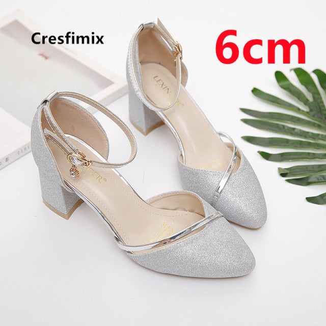 Variant image for Dam Stiletto Pumps Spetsig Design PU-material-9