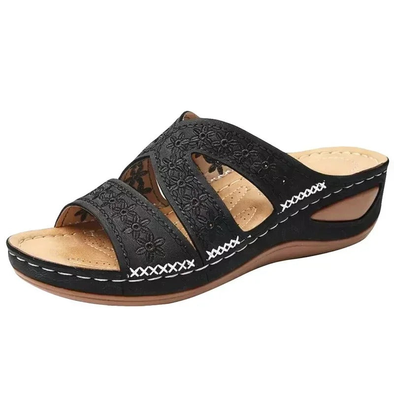 Ortopediska Sandaler Dam med Anatomisk Design, Slip-On och Luftiga Material – Bekväma och Stabila 2