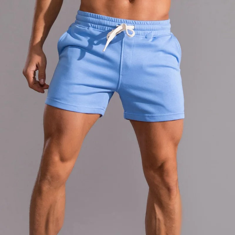 Herr Shorts Avslappnad Design Första Klassens Material 9