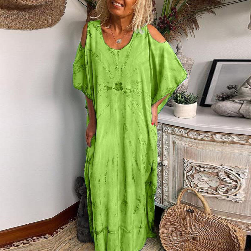 Variant image for Kvinnors Casual Klänning Av Högkvalitativt Bomullsmaterial-22