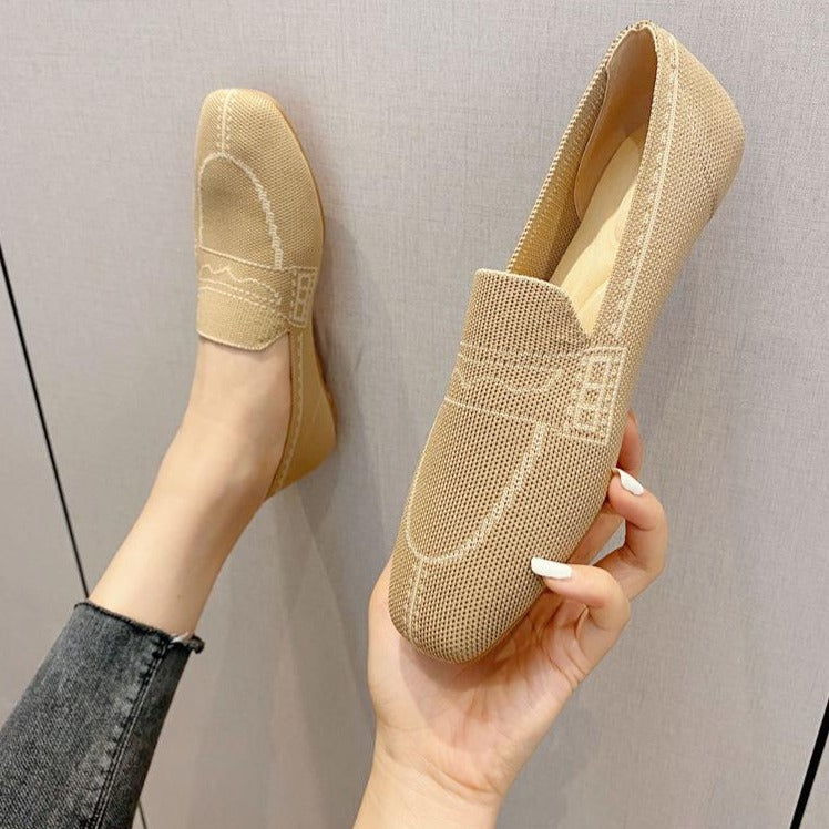 Variant image for Dam Ballerina Skor Slip-On Lätta Andningsbara Tyg-39