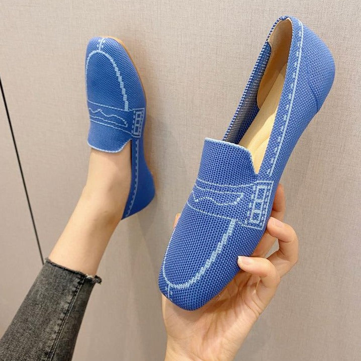 Variant image for Dam Ballerina Skor Slip-On Lätta Andningsbara Tyg-29