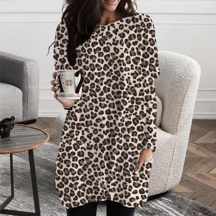 Variant image for Dam Vintertunika Klassisk Stil Polyester Bomull-46