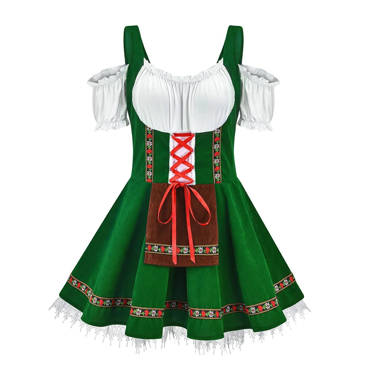 Variant image for Herr Traditionell Oktoberfest Dräkt Polyester Med Förkläde-20