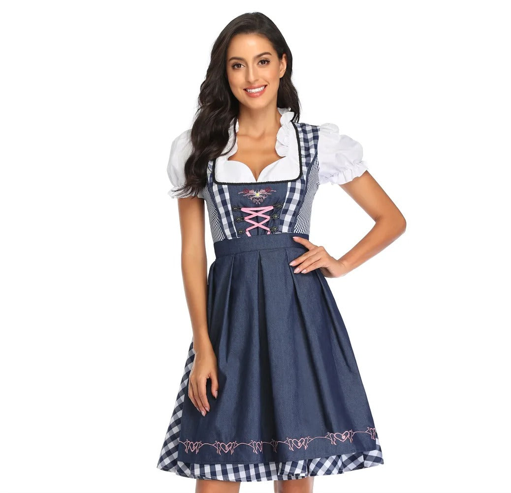 Variant image for Herr Traditionell Oktoberfest Dräkt Polyester Med Förkläde-34