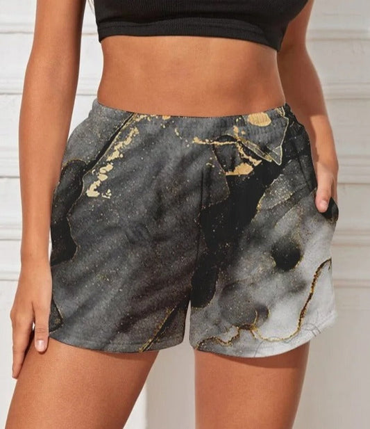 Damshorts Modern Hög Midja LÀtt Bomull-1