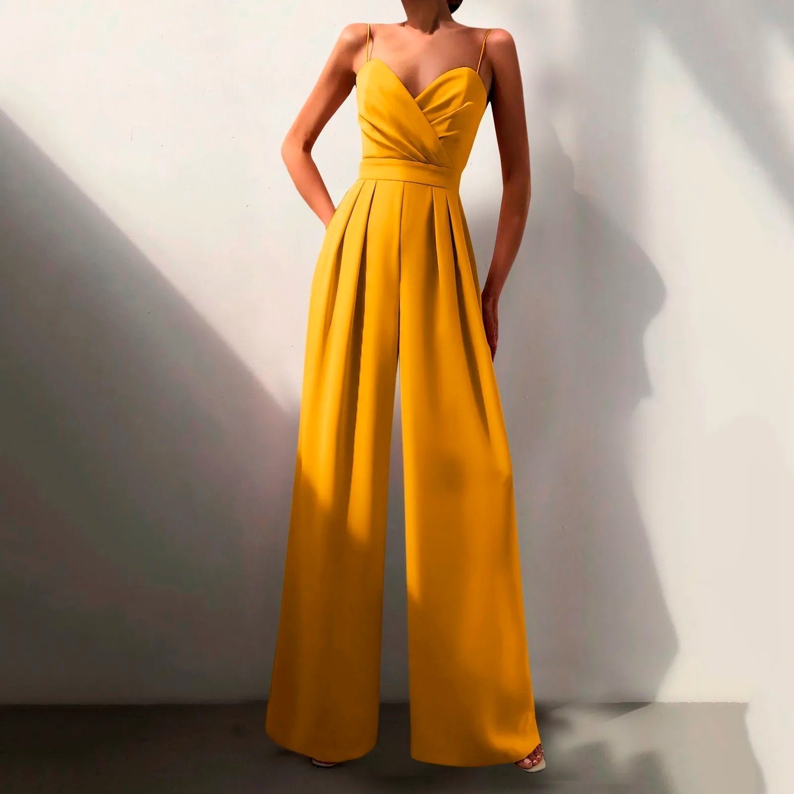 Dam Overall Elegant Design Lätt Tyg-6