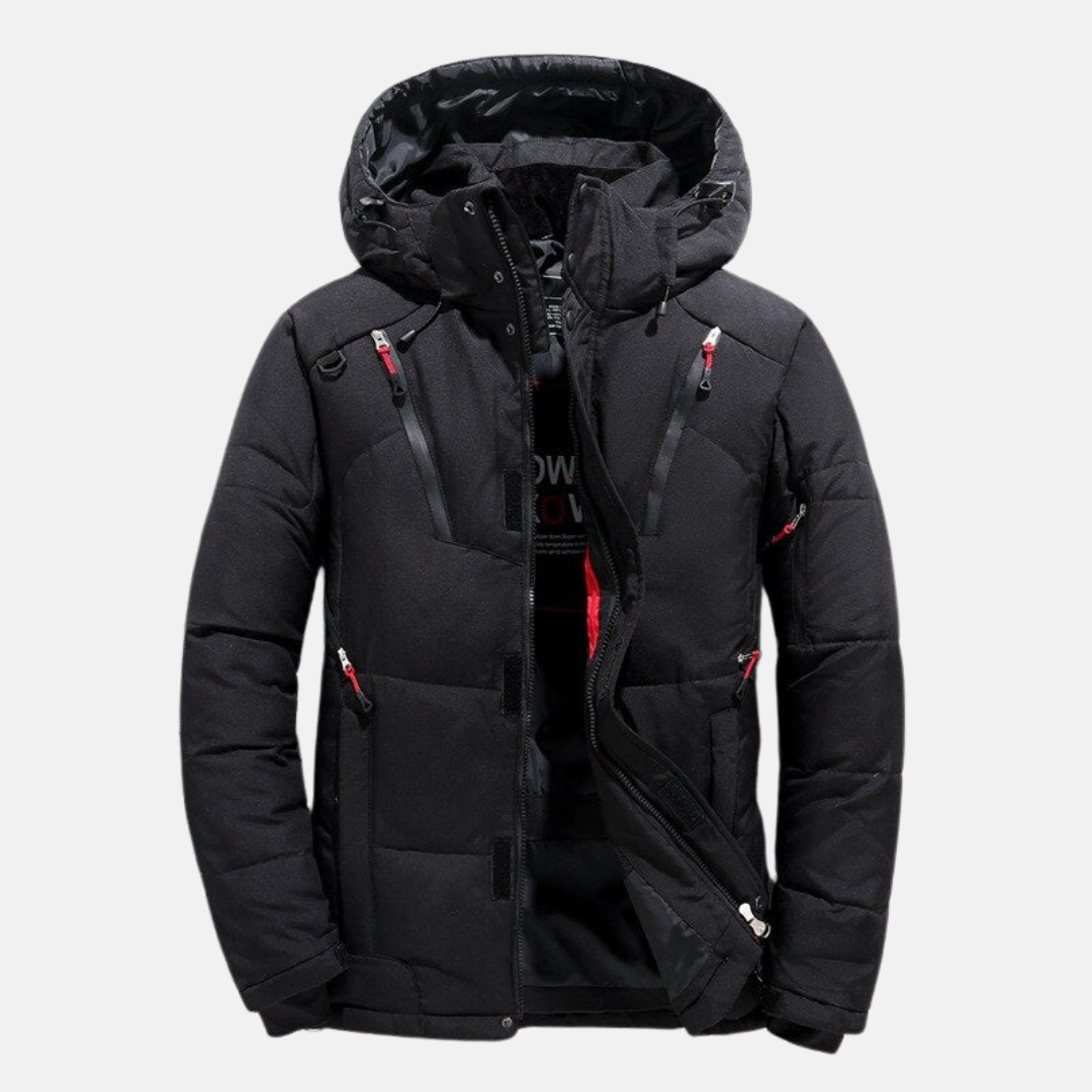 Variant image for Herr Vinterjacka Vattenavvisande och Vindtät Polyester med Utmärkt Isolering-10