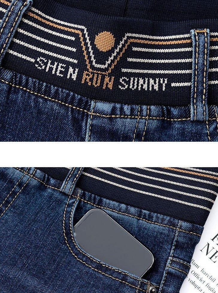 Hög Midja Flared Jeans för Kvinnor – Elastiskt Tyg, Vintage Design, Smickrande Passform, Flera Storlekar och Färger 4