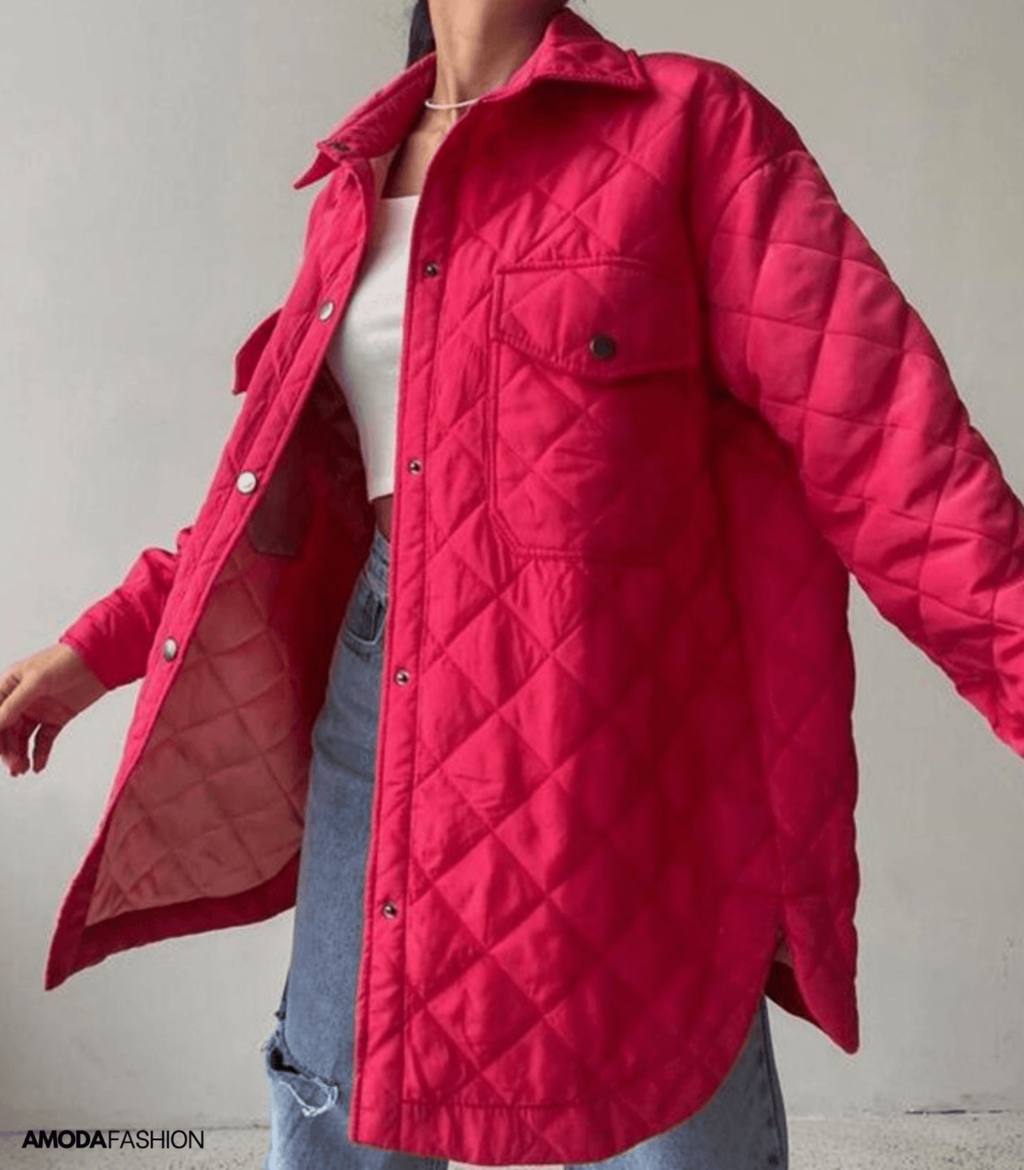 Variant image for Damer Överdimensionerad Vadderad Jacka Vattentålig Polyester-25