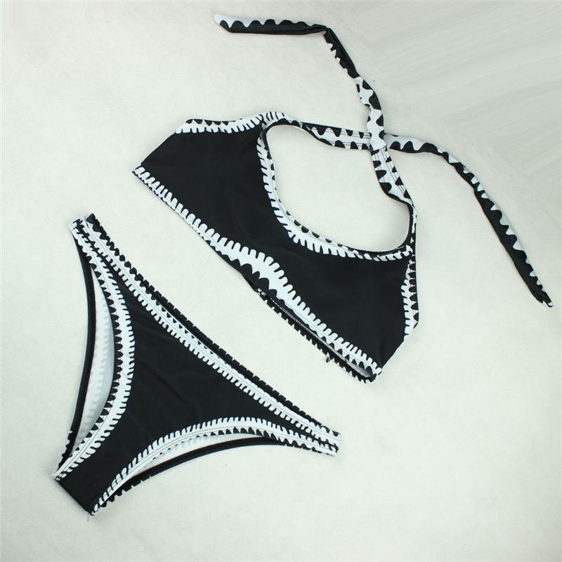 Dam Bikini Push Up Lappad Mjuk Stretchig 3